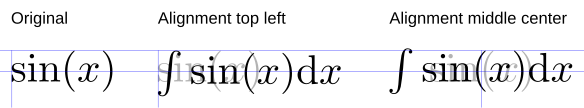 Alignment example